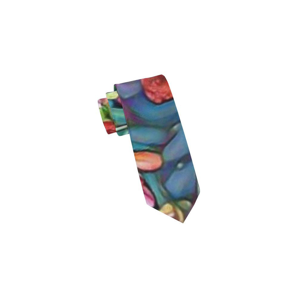 lovely floral 31A by FeelGood Classic Necktie (Two Sides)