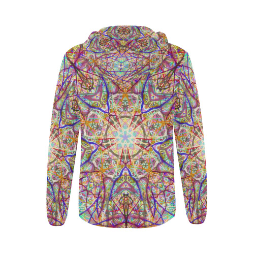 Thleudron Singularity All Over Print Full Zip Hoodie for Women (Model H14)