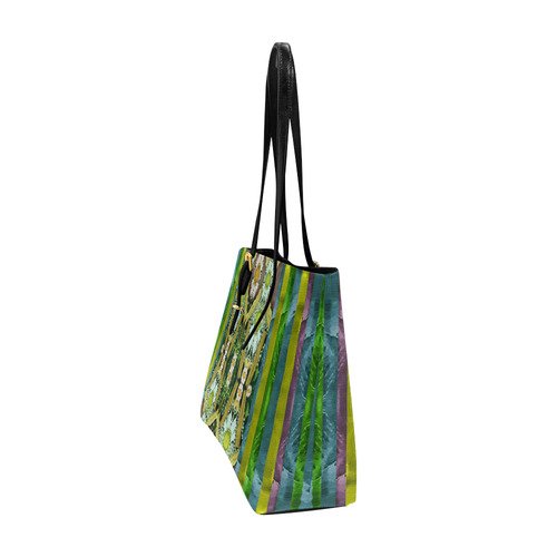 Bread sticks and fantasy flowers in a rainbow Euramerican Tote Bag/Large (Model 1656)