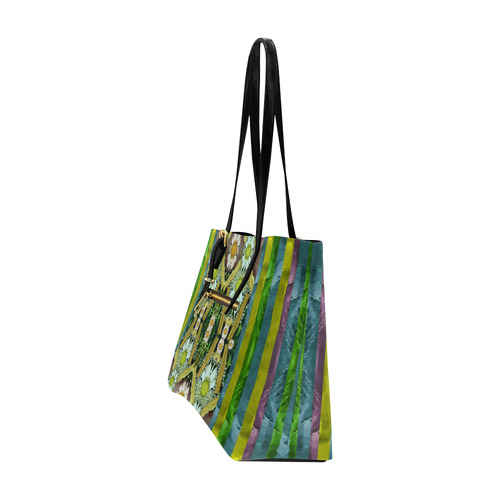 Bread sticks and fantasy flowers in a rainbow Euramerican Tote Bag/Large (Model 1656)