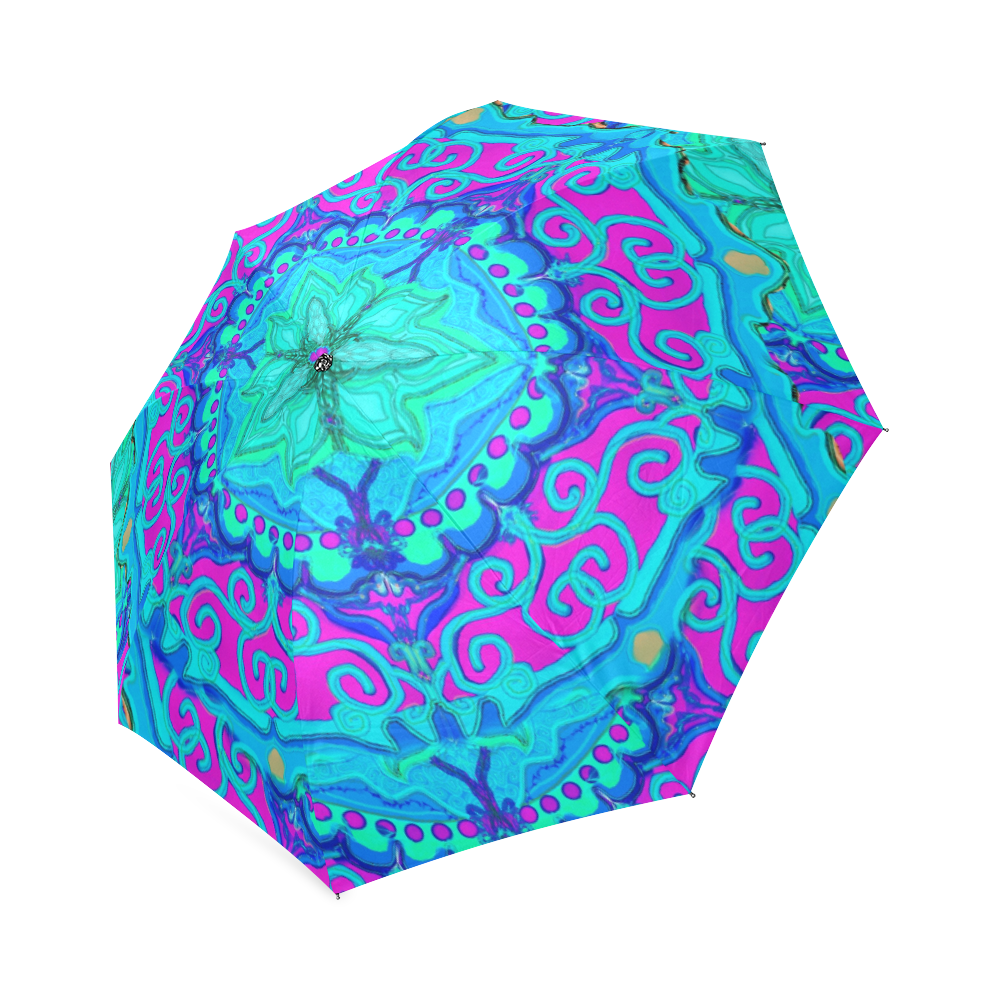 cactus flower Foldable Umbrella (Model U01)