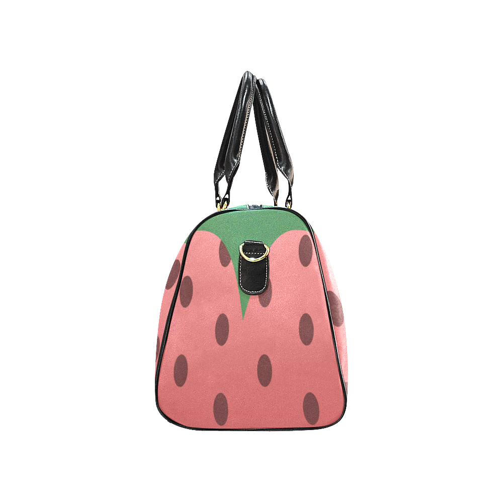 Strawberry Lolita New Waterproof Travel Bag/Large (Model 1639)