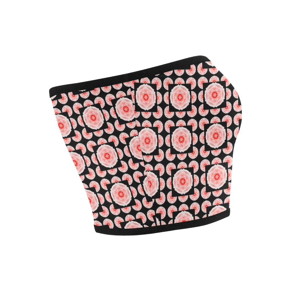 romantic pink rose pattern bandeau Bandeau Top