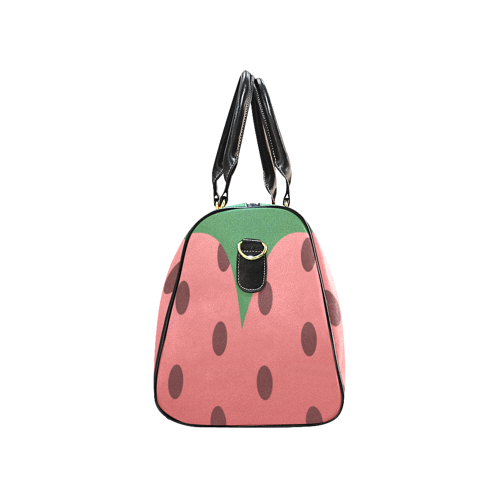 Strawberry Lolita New Waterproof Travel Bag/Large (Model 1639)