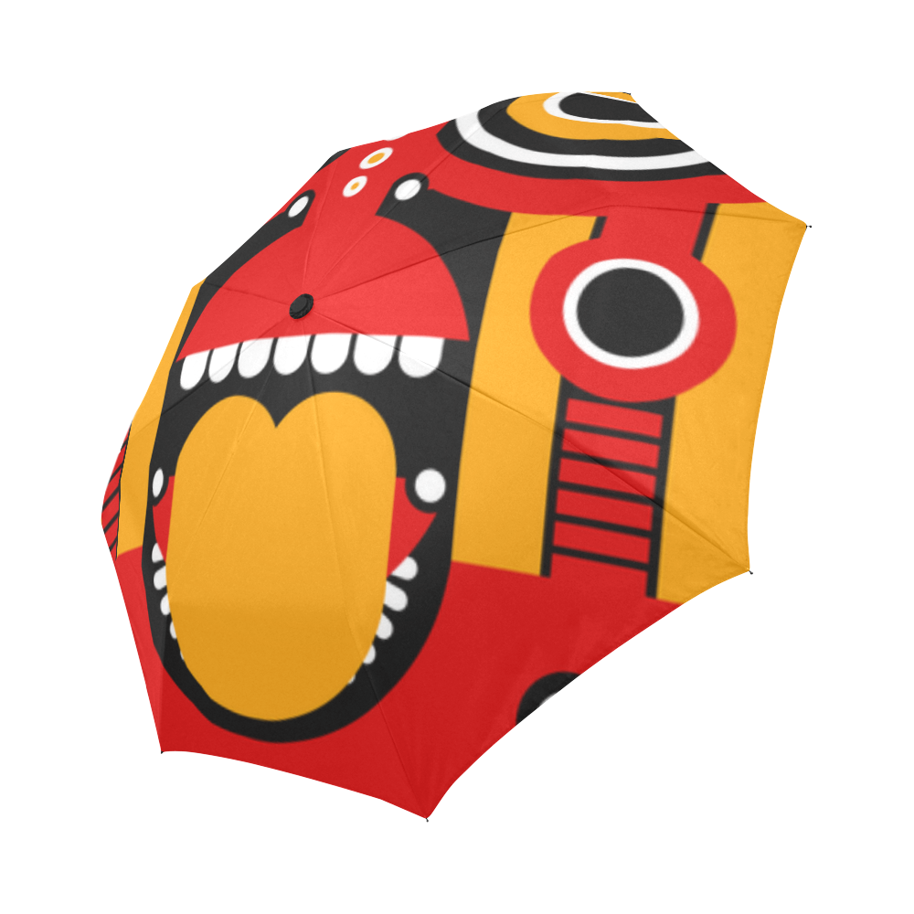 Tiki Mask Auto-Foldable Umbrella (Model U04)