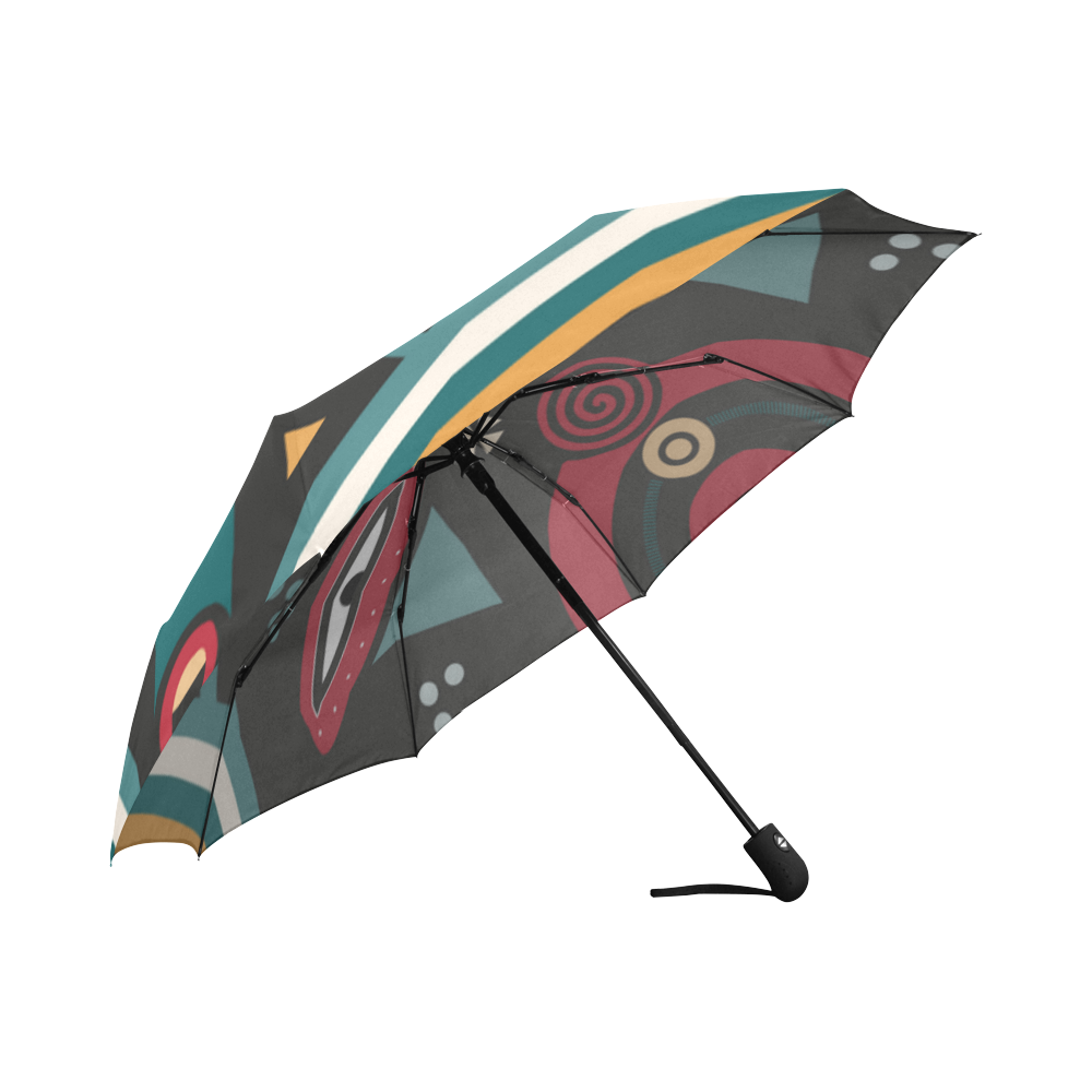 Maasai Warrior Auto-Foldable Umbrella (Model U04)