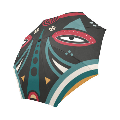 Maasai Warrior Auto-Foldable Umbrella (Model U04)