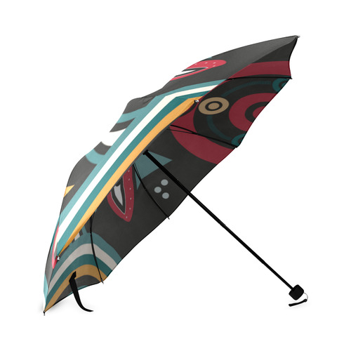 Maasai Warrior Foldable Umbrella (Model U01)
