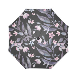 Dark Botanicals Auto-Foldable Umbrella (Model U04)