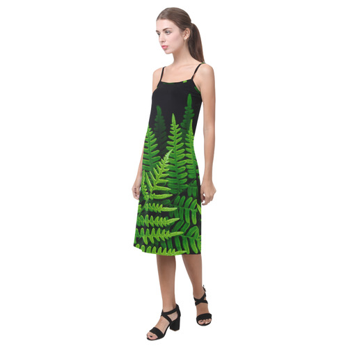 green ferns Alcestis Slip Dress (Model D05)