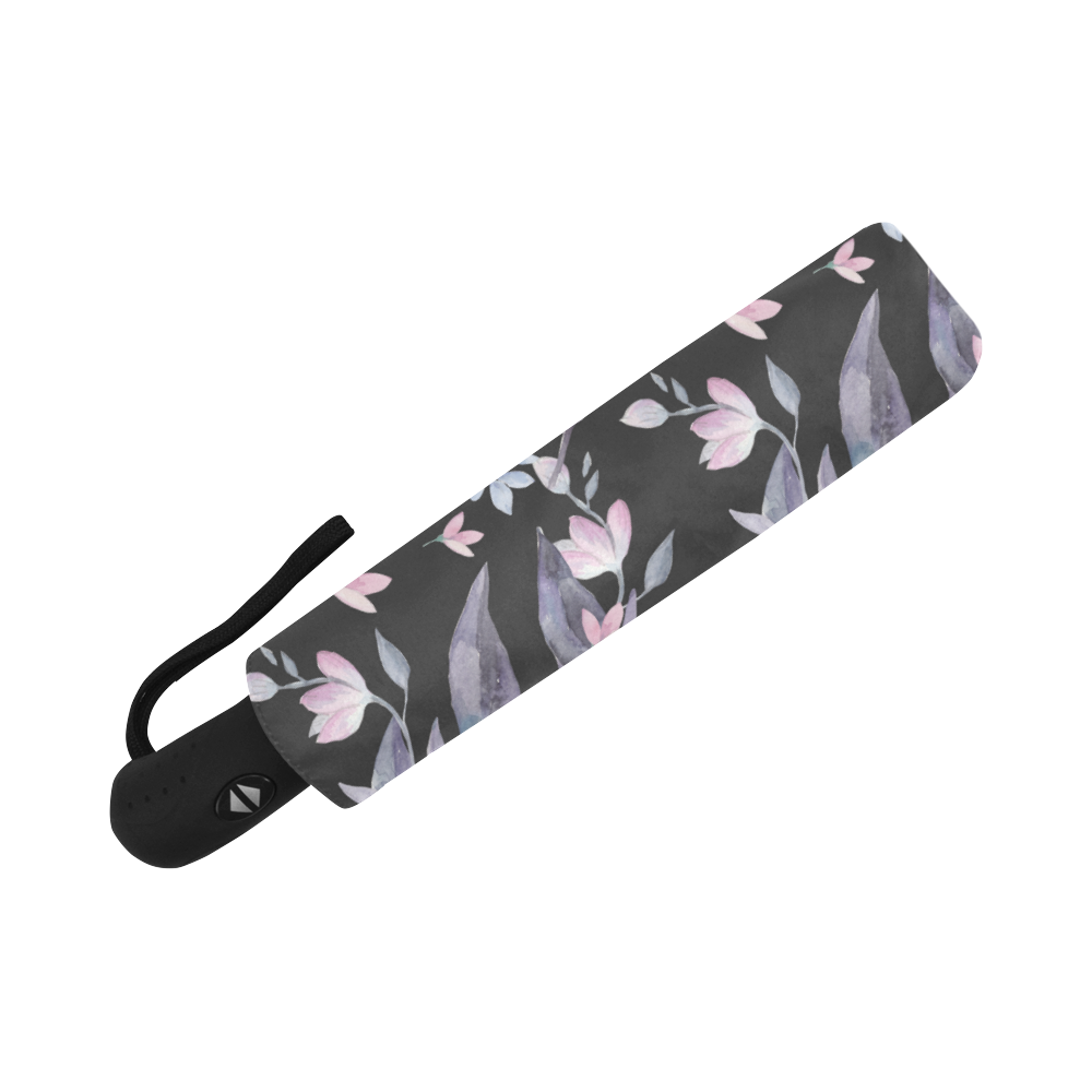 Dark Botanicals Auto-Foldable Umbrella (Model U04)