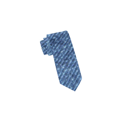 Classic Denim Blue Classic Necktie (Two Sides)