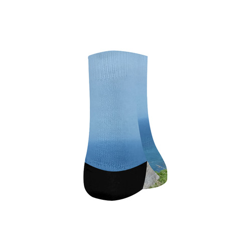 Block Island Bluffs - Block Island, Rhode Island Quarter Socks