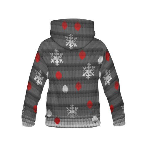Christmas Sweaters Classic Holiday Hoodies All Over Print Hoodie for Women (USA Size) (Model H13)