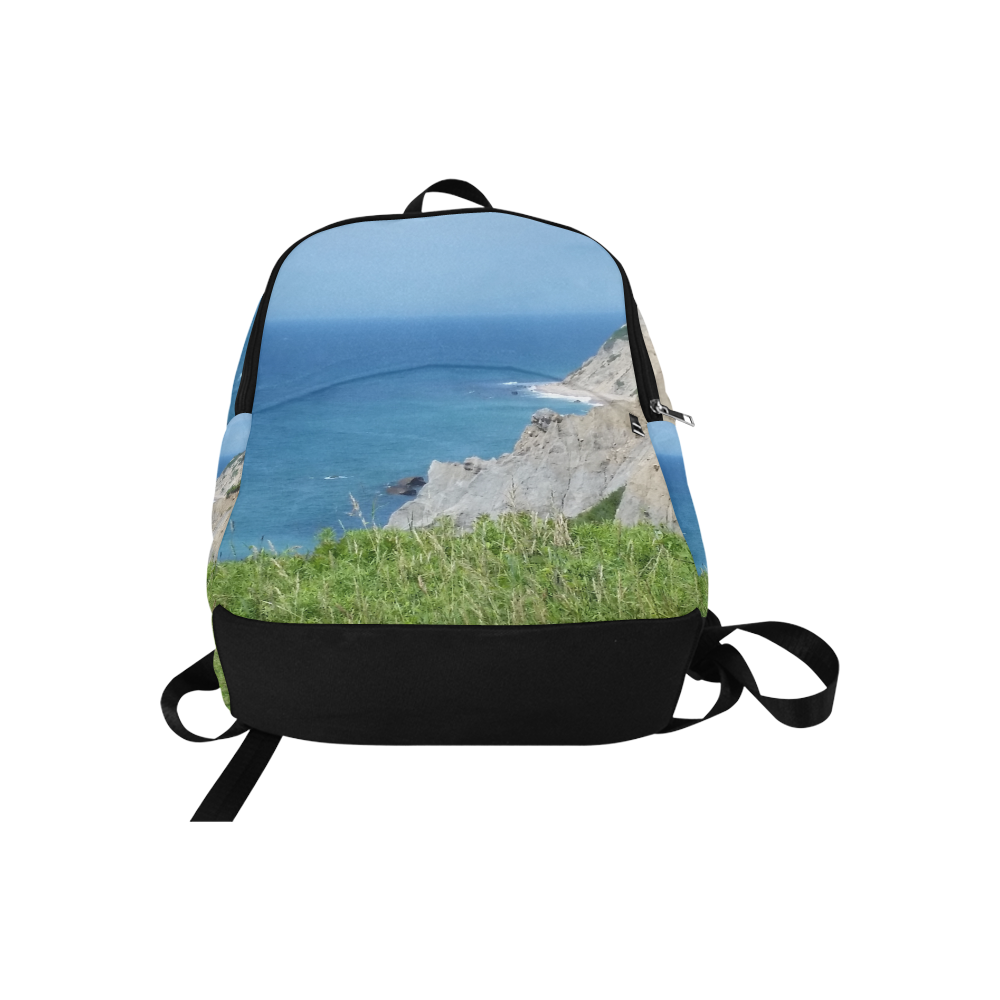 Block Island Bluffs - Block Island, Rhode Island Fabric Backpack for Adult (Model 1659)