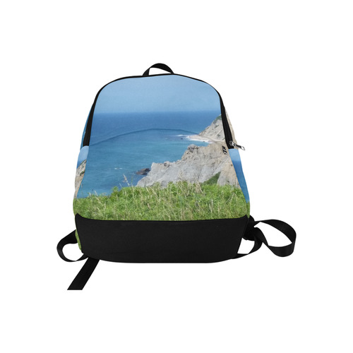 Block Island Bluffs - Block Island, Rhode Island Fabric Backpack for Adult (Model 1659)