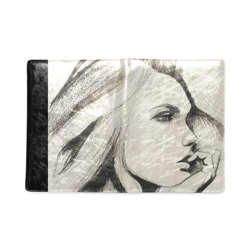 daydreaming in charcoal notebook Custom NoteBook B5