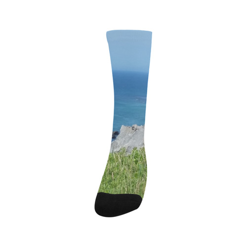 Block Island Bluffs - Block Island, Rhode Island Trouser Socks