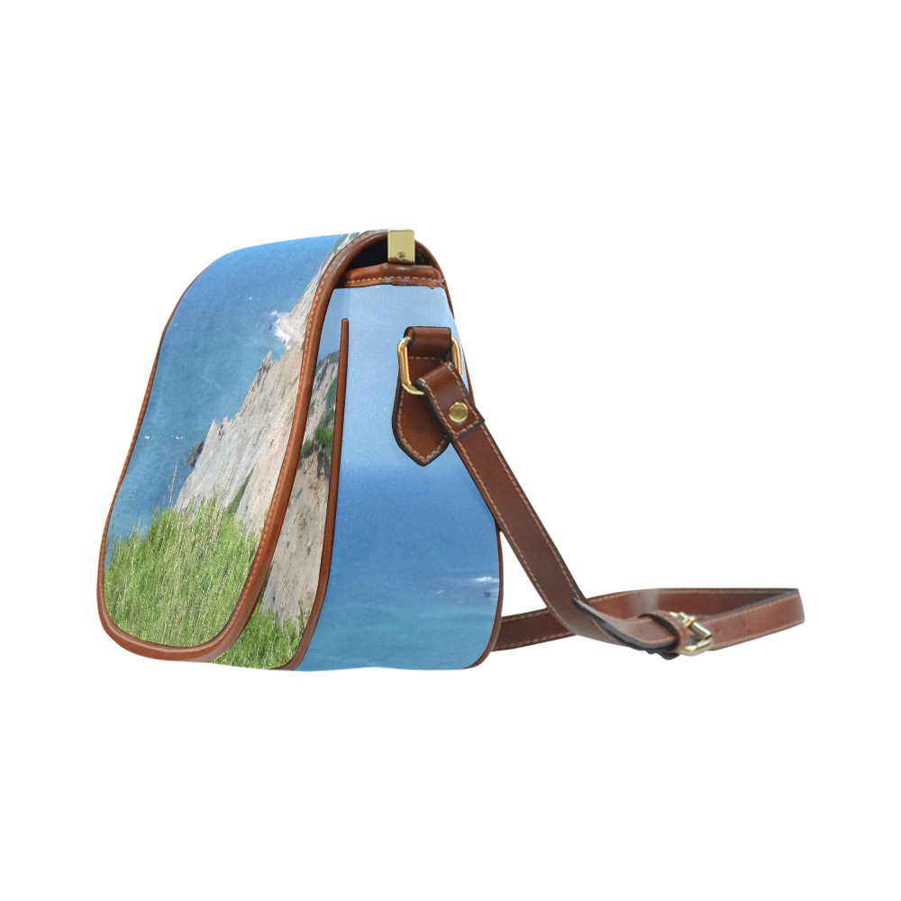 Block Island Bluffs - Block Island, Rhode Island Saddle Bag/Small (Model 1649) Full Customization