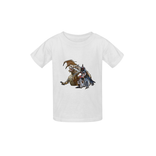 knight vs dragon Kid's  Classic T-shirt (Model T22)