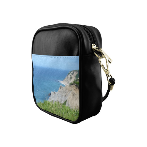 Block Island Bluffs - Block Island, Rhode Island Sling Bag (Model 1627)