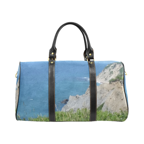 Block Island Bluffs - Block Island, Rhode Island New Waterproof Travel Bag/Small (Model 1639)