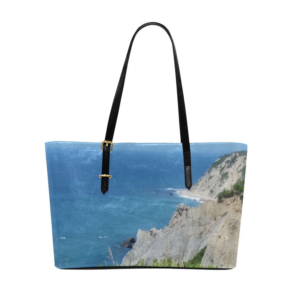 Block Island Bluffs - Block Island, Rhode Island Euramerican Tote Bag/Large (Model 1656)