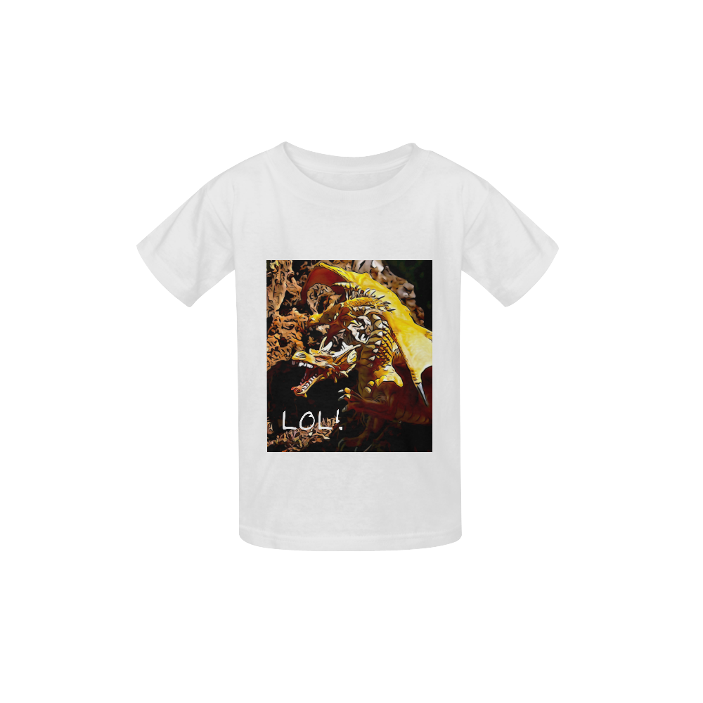 laughing dragon kids tshirt Kid's  Classic T-shirt (Model T22)