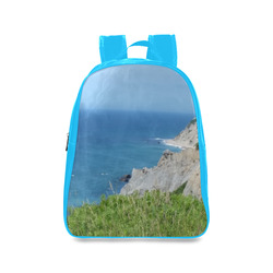 Block Island Bluffs - Block Island, Rhode Island School Backpack/Large (Model 1601)