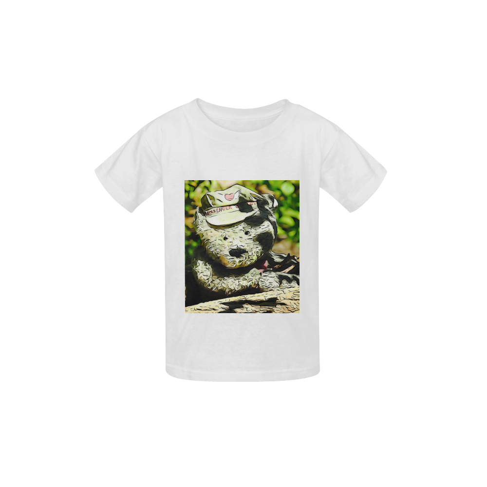 messenger of love bear kids tshirt Kid's  Classic T-shirt (Model T22)