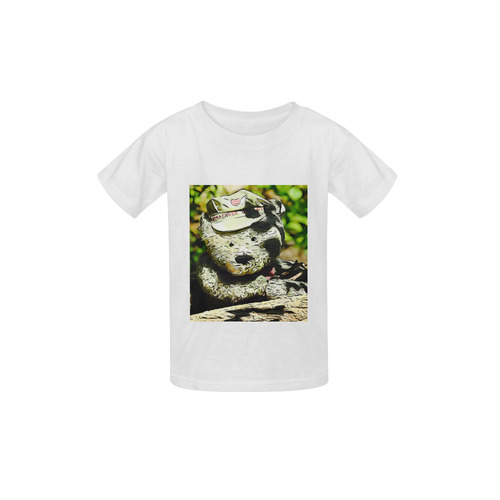 messenger of love bear kids tshirt Kid's  Classic T-shirt (Model T22)