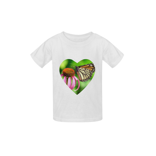 monarch butterfly heart kids tshirt Kid's  Classic T-shirt (Model T22)