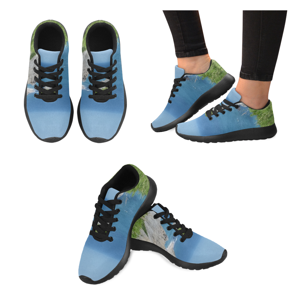 Block Island Bluffs - Block Island, Rhode Island Women’s Running Shoes (Model 020)