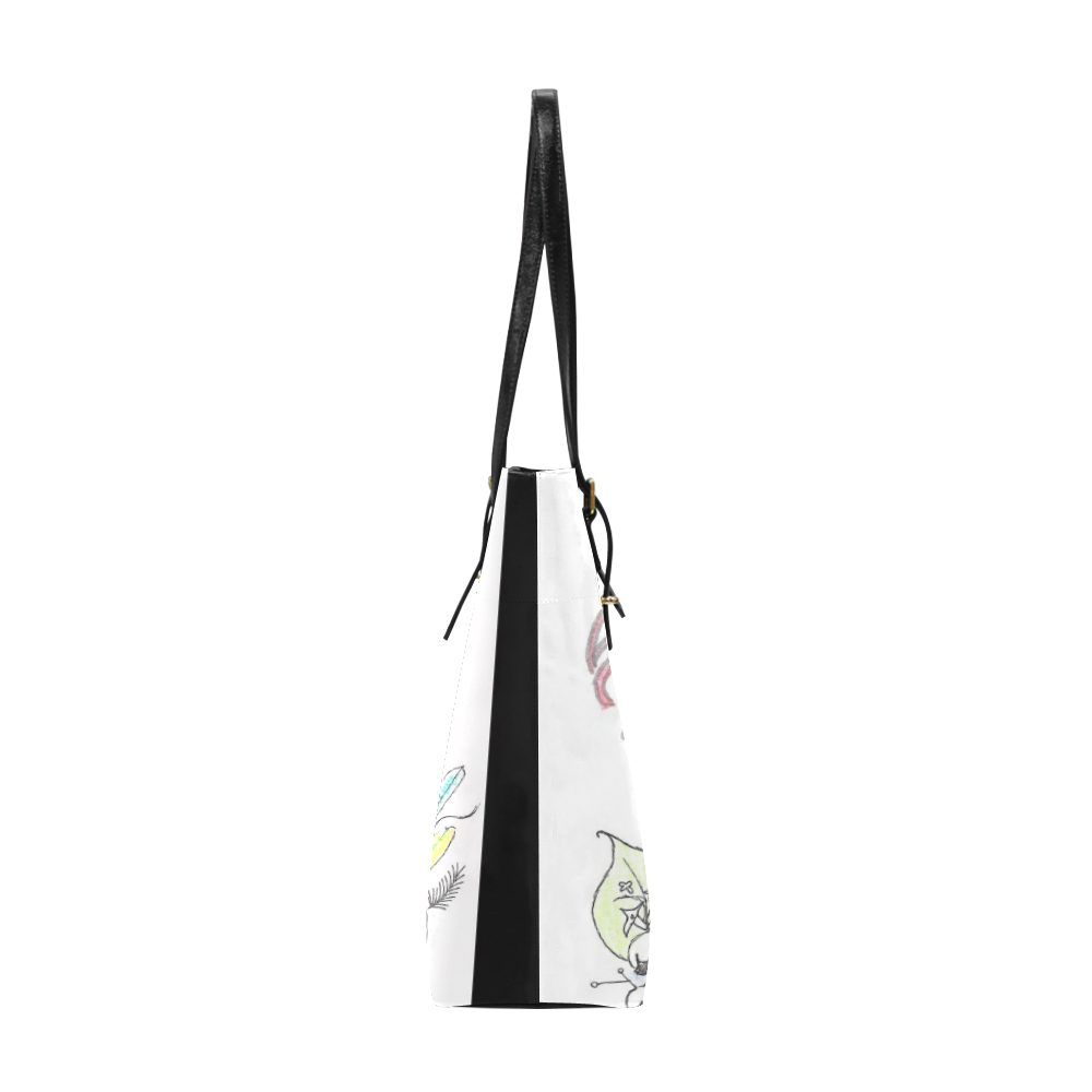 flapper girl handbag Euramerican Tote Bag/Small (Model 1655)