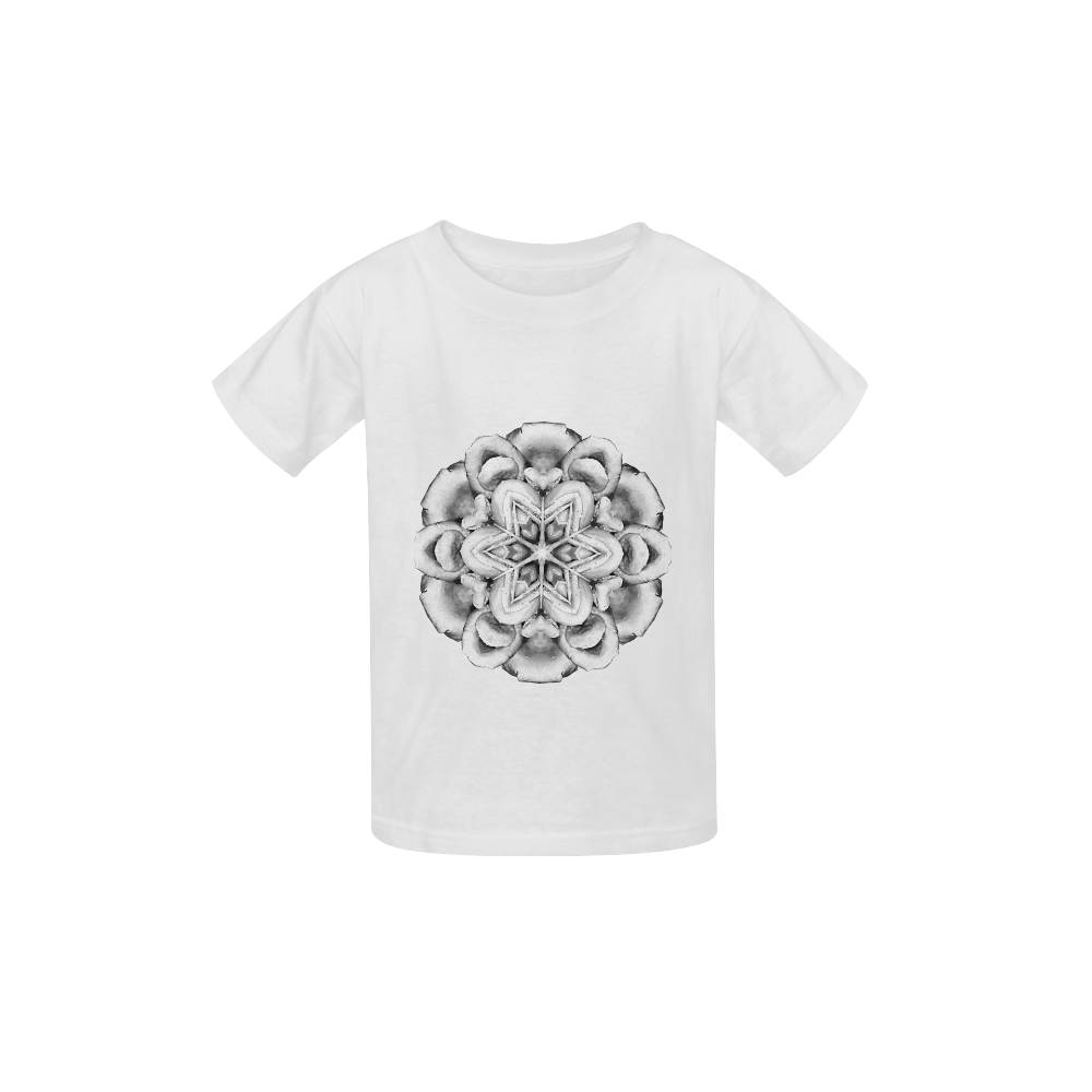 rose snowflake kids shirt Kid's  Classic T-shirt (Model T22)