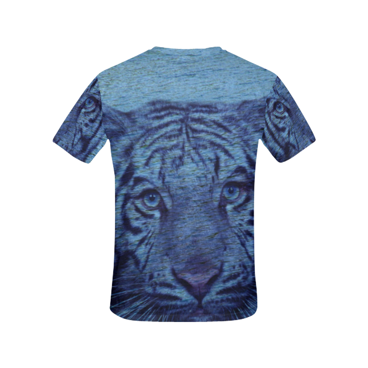 Tiger and Water All Over Print T-Shirt for Women (USA Size) (Model T40)