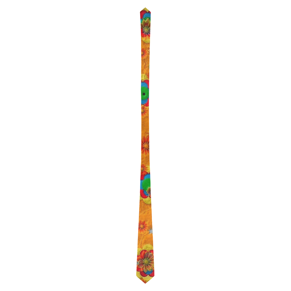 70´s  Pattern by Popart Lover Classic Necktie (Two Sides)