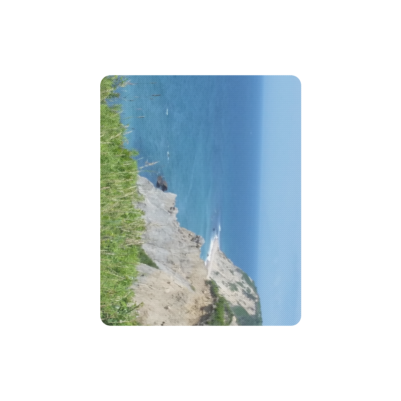 Block Island Bluffs - Block Island, Rhode Island Rectangle Mousepad