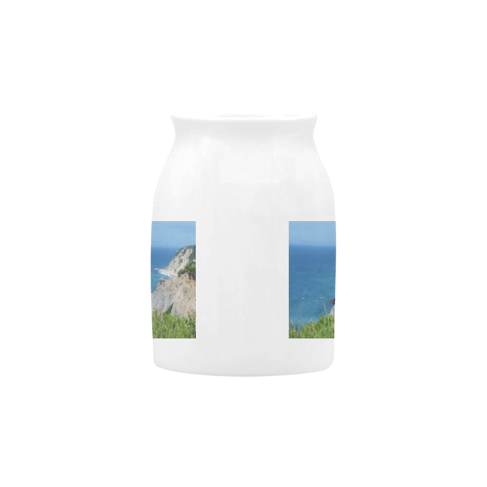 Block Island Bluffs - Block Island, Rhode Island Milk Cup (Small) 300ml