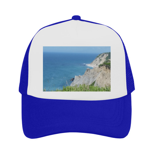 Block Island Bluffs - Block Island, Rhode Island Trucker Hat