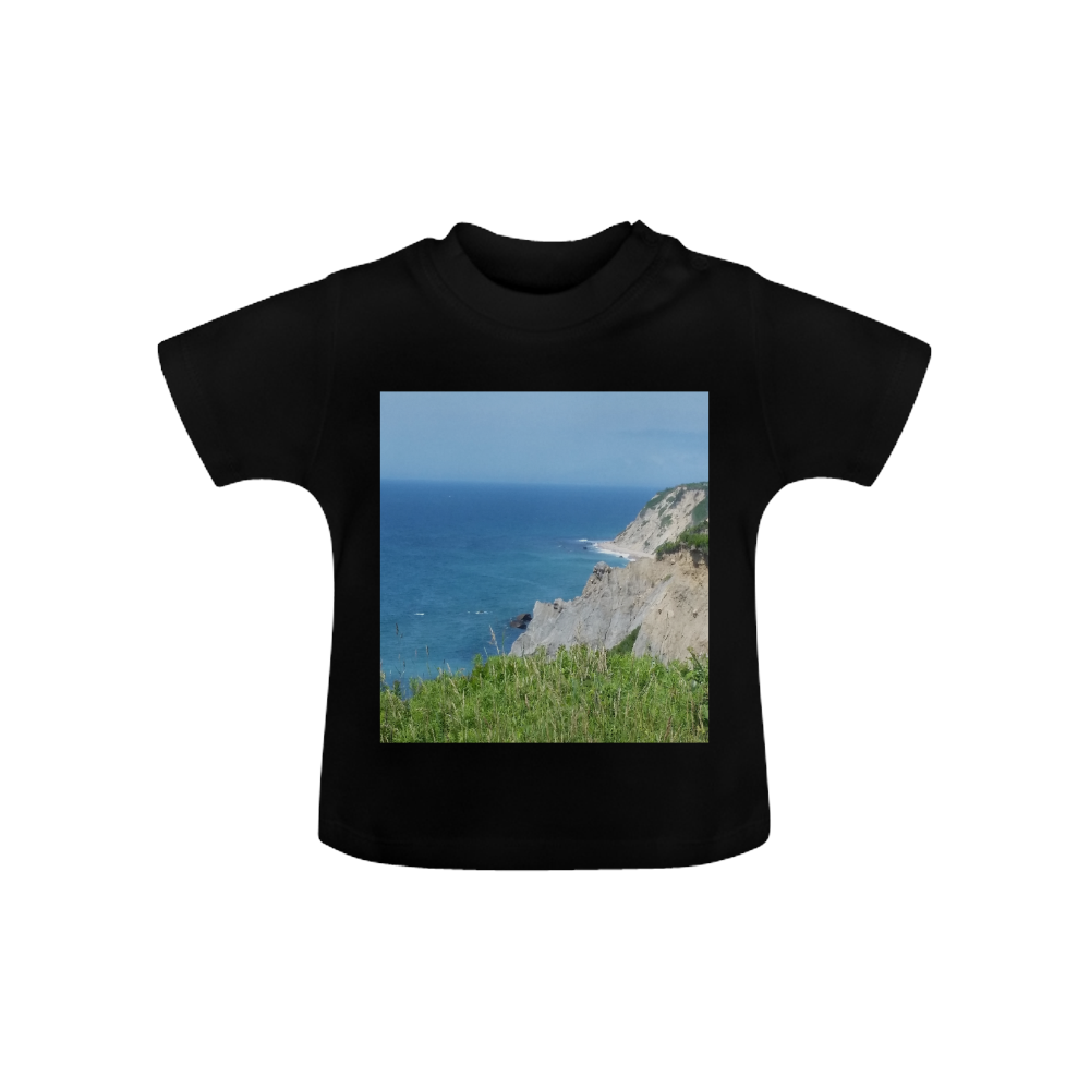 Block Island Bluffs - Block Island, Rhode Island Baby Classic T-Shirt (Model T30)