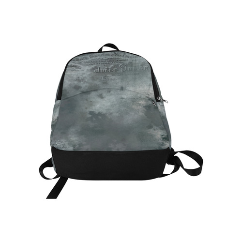 Dark grey letter vintage batik look Fabric Backpack for Adult (Model 1659)