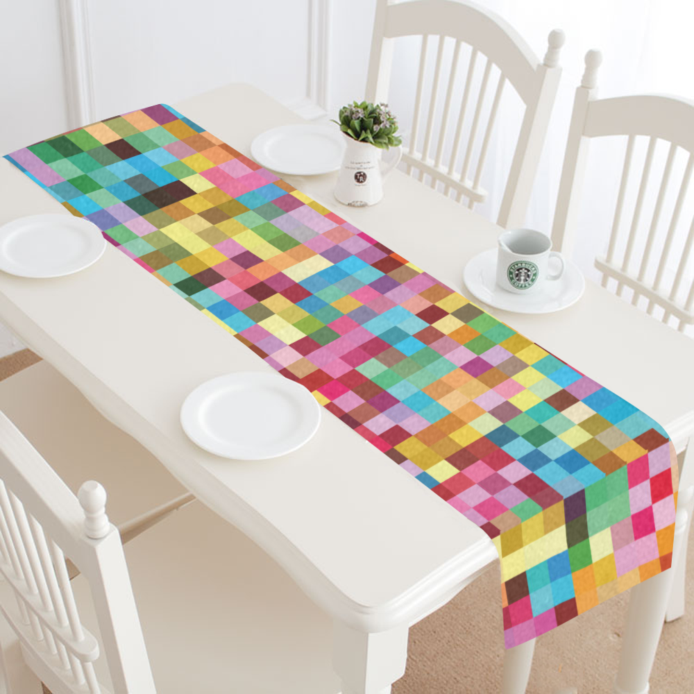 Mosaic Pattern 2 Table Runner 16x72 inch
