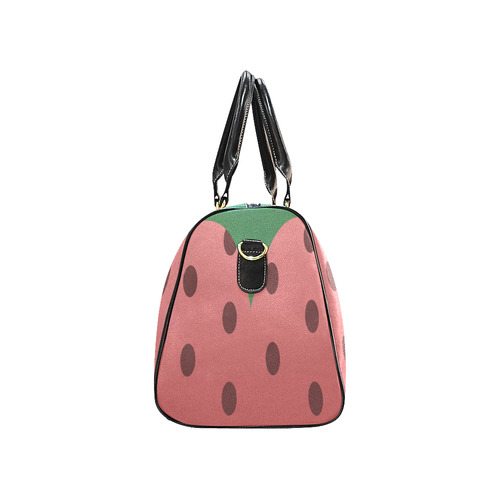 Strawberry New Waterproof Travel Bag/Small (Model 1639)