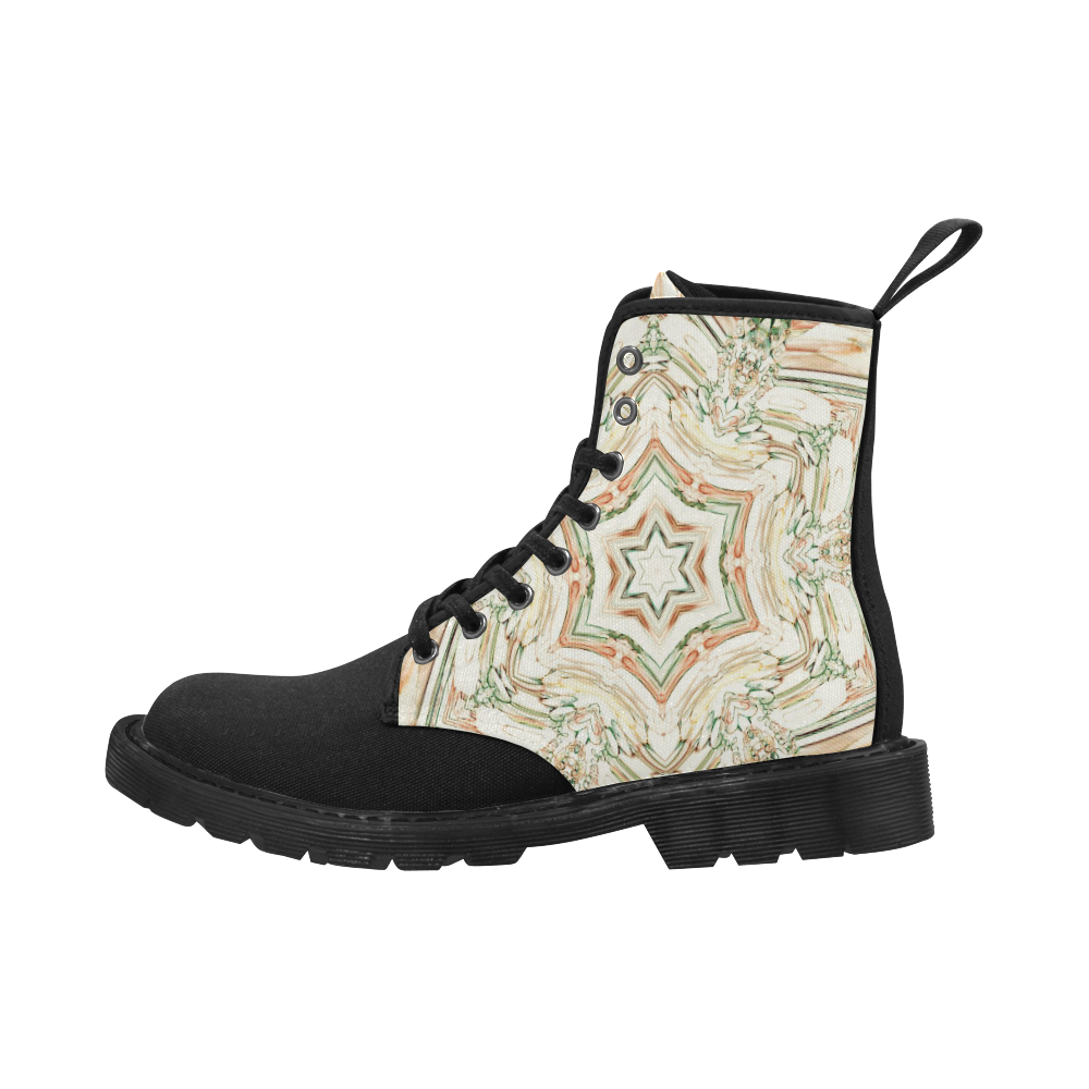 amazing mandala 30 by JamColors Martin Boots for Men (Black) (Model 1203H)