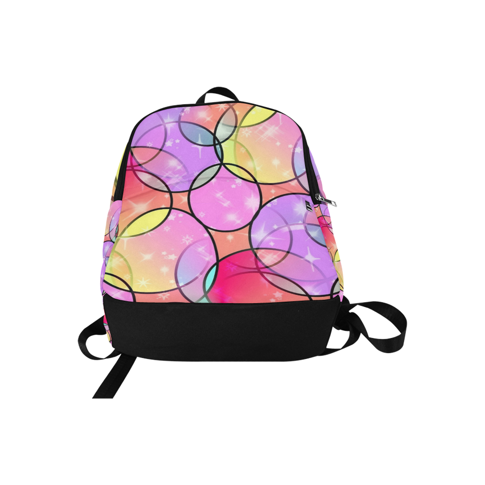 Round Pattern by Popart Lover Fabric Backpack for Adult (Model 1659)