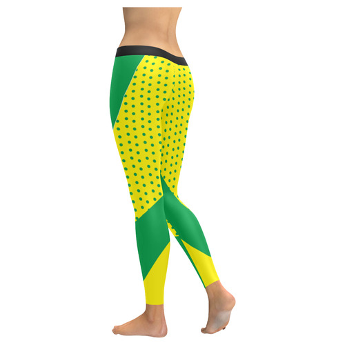 jamaica leggings Women's Low Rise Leggings (Invisible Stitch) (Model L05)