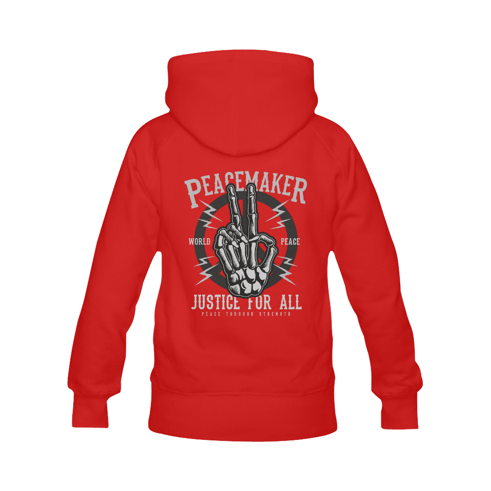 Peace Maker Red Men's Classic Hoodie (Remake) (Model H10)