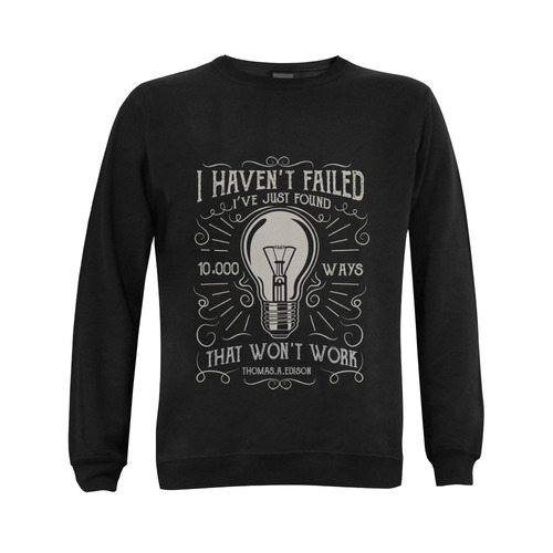 10000 Ways Black Gildan Crewneck Sweatshirt(NEW) (Model H01)