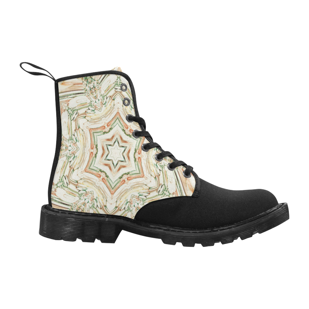 amazing mandala 30 by JamColors Martin Boots for Men (Black) (Model 1203H)
